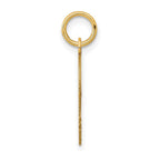 14k .013 Depth Engravable Boy Head Charm