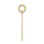 14k .013 Depth Engravable Girl Head Charm