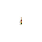 14K Family Jewelry Diamond Semi-Set Pendant