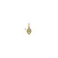 14KY Family Jewelry Genuine Stone & Diamond Set Pendant