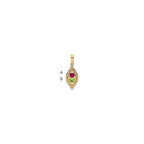 14K Family Jewelry Diamond Semi-Set Pendant