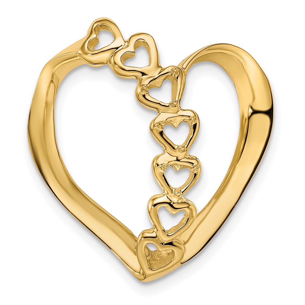 14k Genuine 3 Stone Mother's Slide
