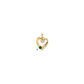 14k 1 Synthetic Stone Family Pendant