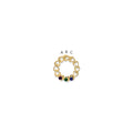 14k 3 Genuine Stone Family Pendant