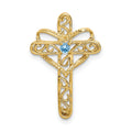 14k 2mm Synthetic Family Jewelry Pendant