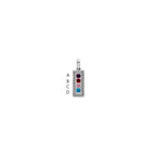 14K White Gold Family Jewelry Diamond Semi-Set Pendant