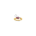 14k Synthetic Family Jewelry Ring