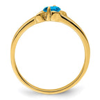 14k Synthetic Family Jewelry Ring
