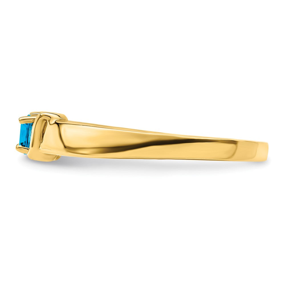 14k Synthetic Family Jewelry Ring