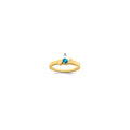 14k Synthetic Family Jewelry Ring