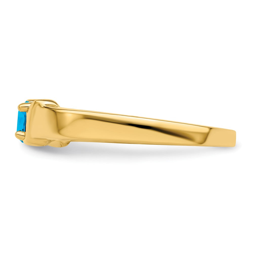 14k Synthetic Family Jewelry Ring