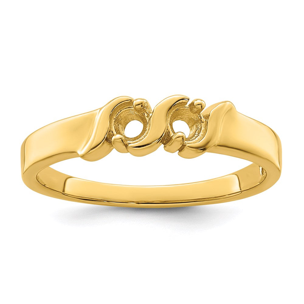 14k Synthetic Family Jewelry Ring