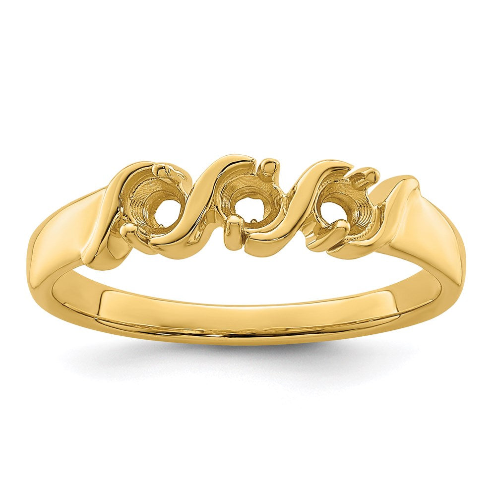 14k Synthetic Family Jewelry Ring