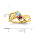 14k Family Jewelry Ring