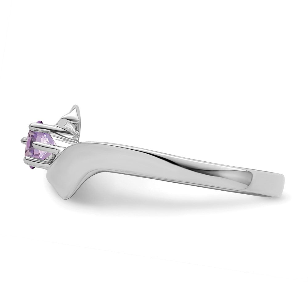 14k White Gold Family Jewelry Ring