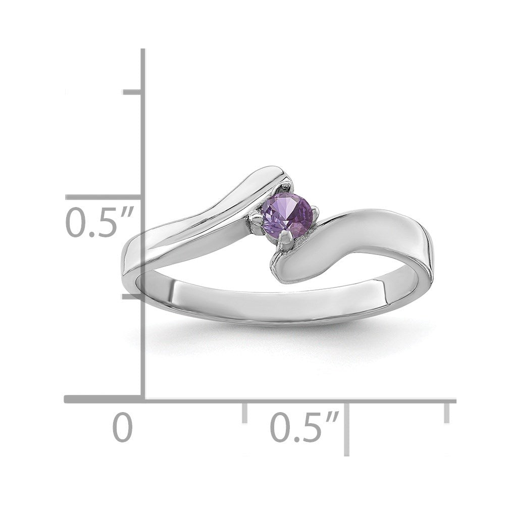 14k White Gold Family Jewelry Ring