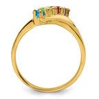 14k Synthetic Family Jewelry Ring
