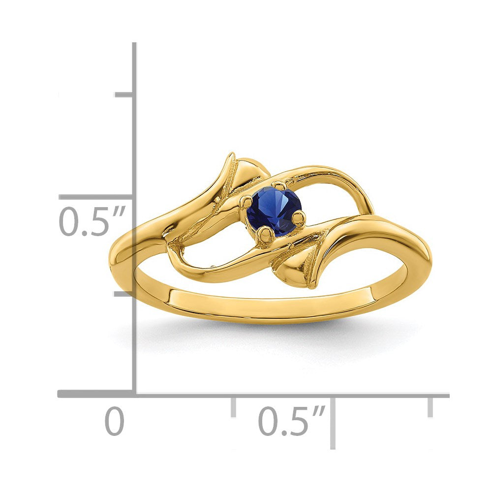 14k Synthetic Family Jewelry Ring