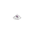 14k White Gold Family Jewelry Ring