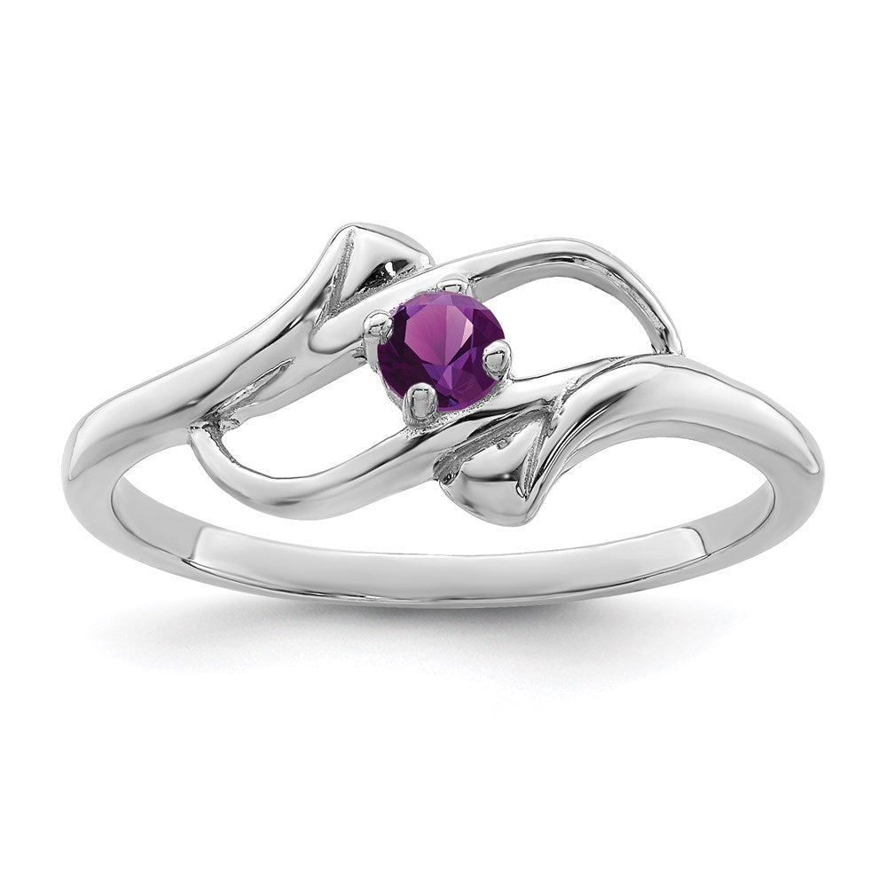14k White Gold Family Jewelry Ring
