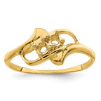 14k Synthetic Family Jewelry Ring