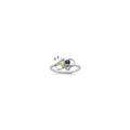 14k White Gold Family Jewelry Ring