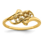14k Synthetic Family Jewelry Ring