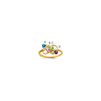 14k Genuine 4 Stone Mother's Ring