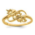 14k Synthetic Family Jewelry Ring