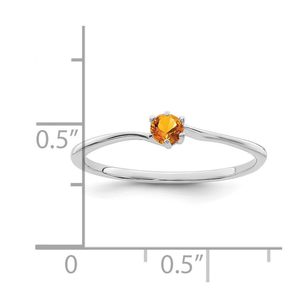 14k White Gold Family Jewelry Ring