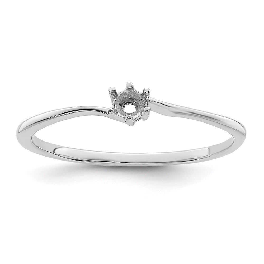 14k White Gold Family Jewelry Ring