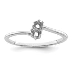 14k White Gold Family Jewelry Ring