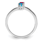 14k White Gold Family Jewelry Ring