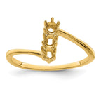 14k Genuine 3 Stone Mother's Ring