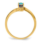 14k 3mm Synthetic Family Jewelry Ring