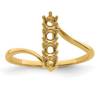 14k Genuine 4 Stone Mother's Ring