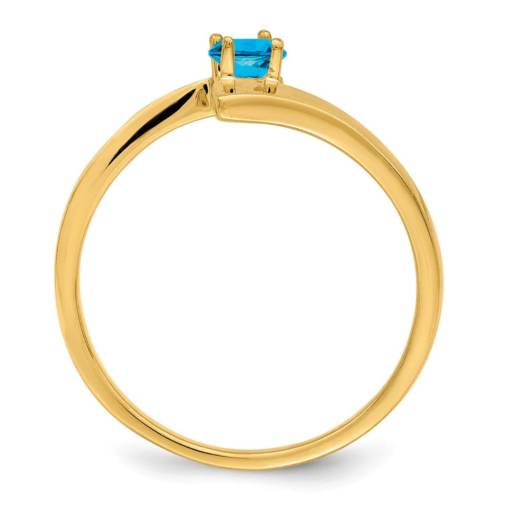 14k 2.5mm Synthetic Family Jewelry Ring