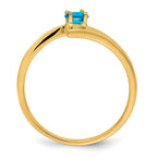 14k 2.5mm Synthetic Family Jewelry Ring