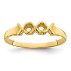 14k Synthetic Family Jewelry Ring