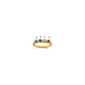 14k Synthetic Family Jewelry Ring