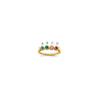 14k Synthetic Family Jewelry Ring