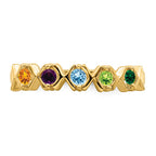 14k Synthetic Family Jewelry Ring