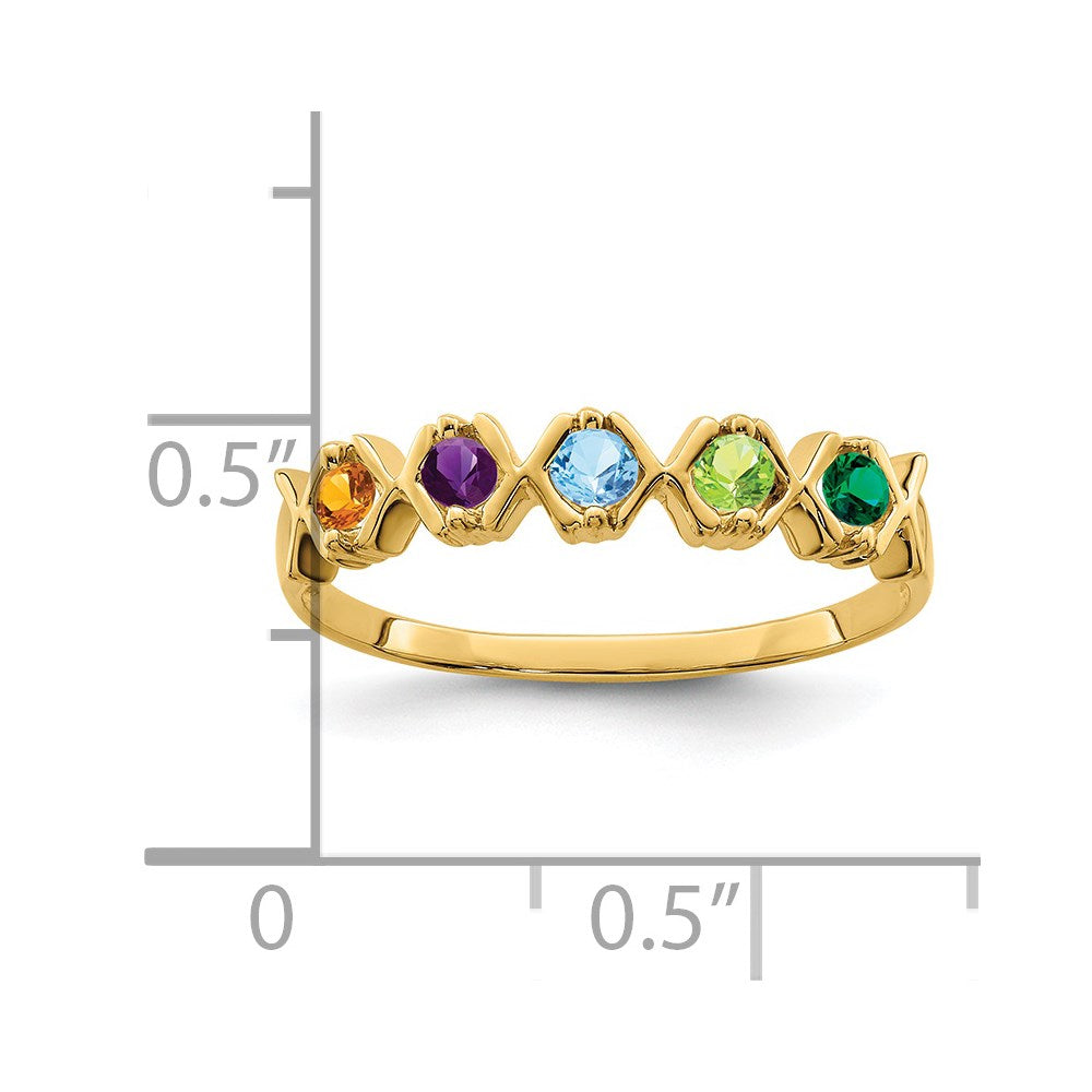 14k Family Jewelry Ring