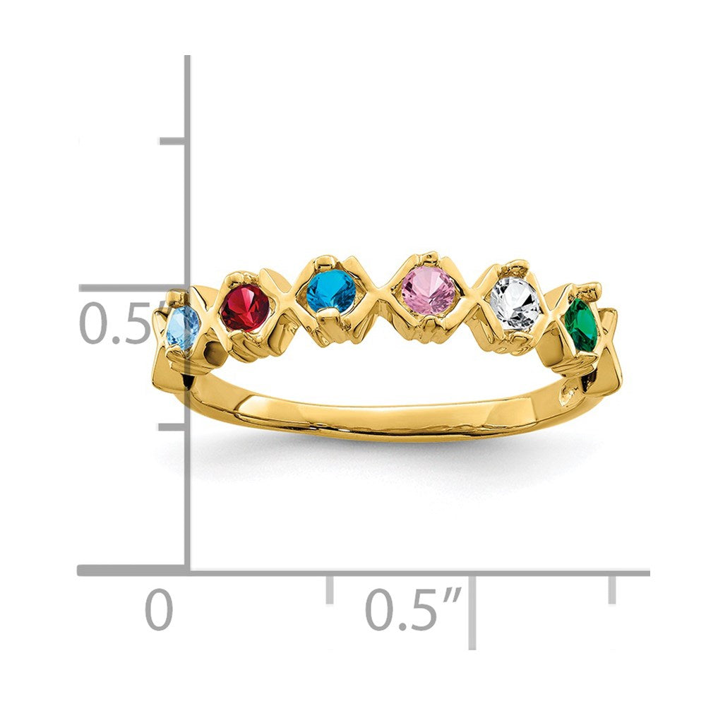 14k Family Jewelry Ring