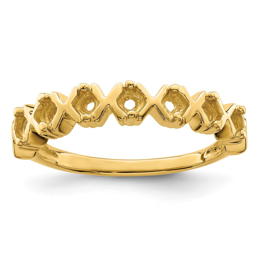 14k 2.5mm Synthetic Family Jewelry Ring