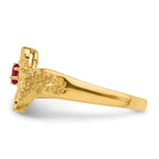 14k Synthetic Family Jewelry Ring