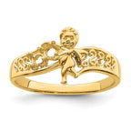 14k Synthetic Family Jewelry Ring