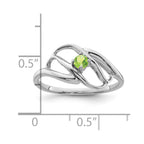 14k White Gold Genuine Family Jewelry Ring