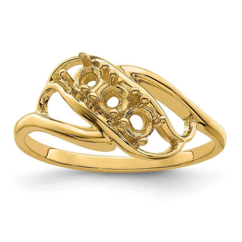 14k Synthetic Family Jewelry Ring