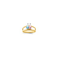 14k Synthetic Family Jewelry Ring
